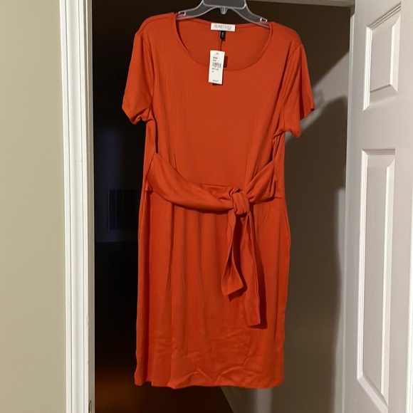 Planet Gold Short Sleeve Knit Bodycon Dress - Picture 2 of 6